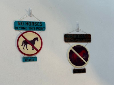 NO HORSES ALLOWED